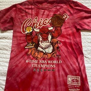 Mitchell & Ness Red Graphic Tee